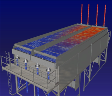 3D image of an air-cooler